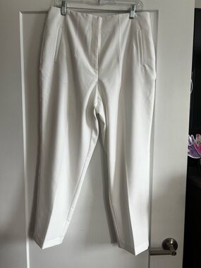 INC International Concepts woman’s White Tailored Dress Pants